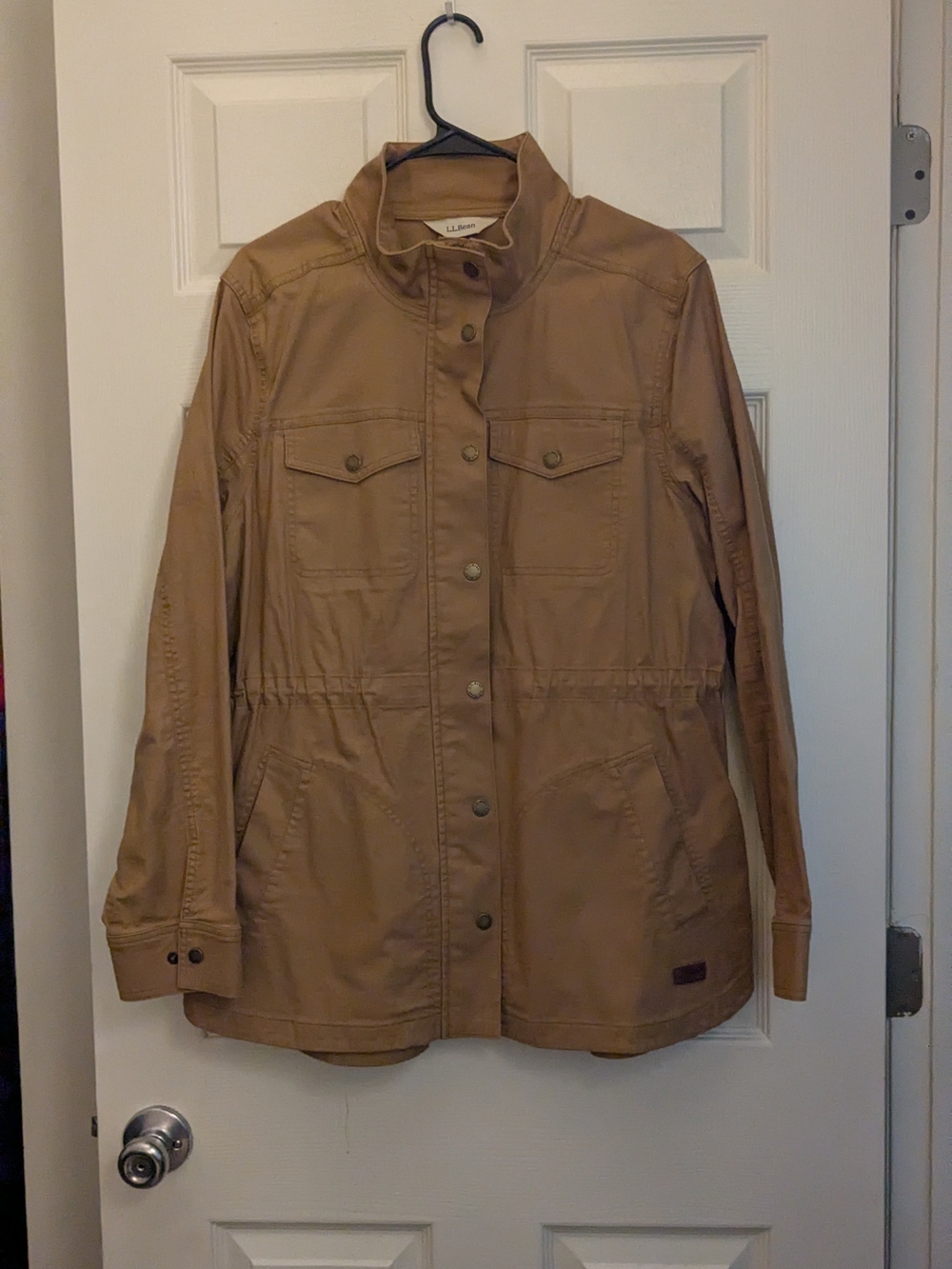 L.L. Bean Lightweight Khaki Utility Jacket - Picture 2 of 4